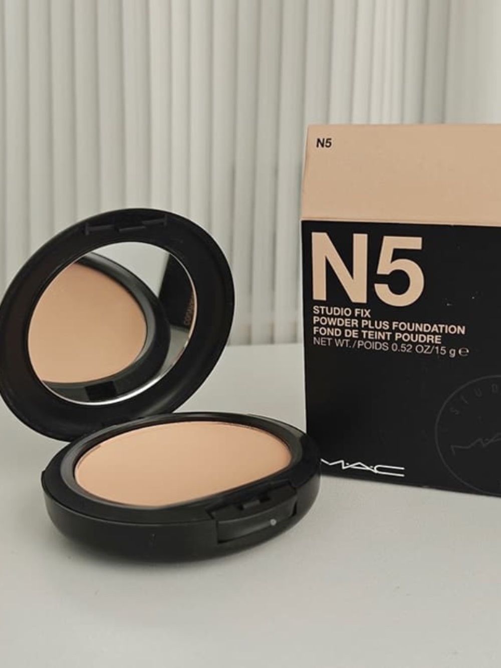 NEW MAC STUDIO FIX POWDER PLUS FOUNDATION N5 0.52OZ/ 16G
